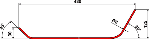 Fingerhjulskrattor Ø6