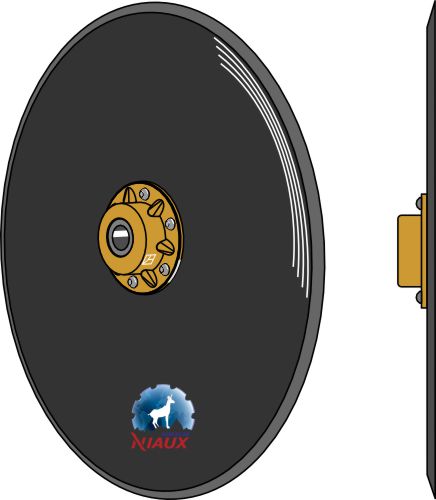 Såskiva Ø322x4 – komplett utan lagerlock