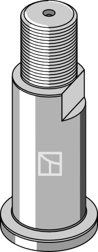 Pin M24x1,5 – vänstergängad