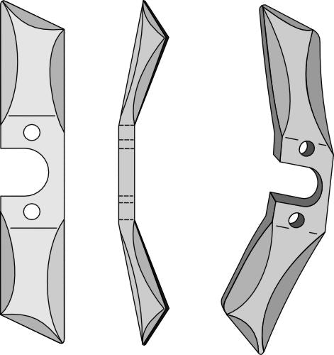 Rullharvblad - höger