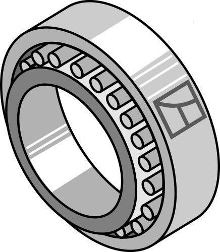 Koniskt rullager Ø62