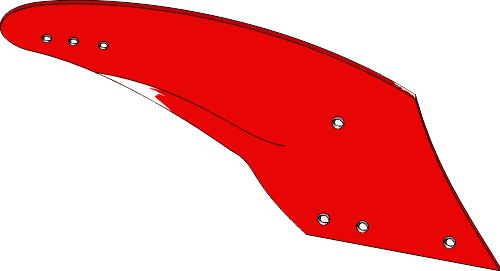 Moldboard Hydrein 14'' - höger