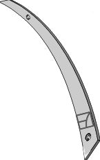 Moldboard-lamell – höger