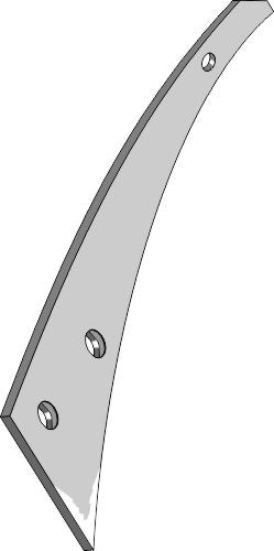 Moldboard-lamell – vänster