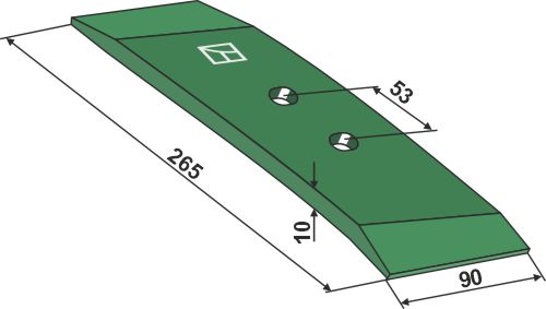 Vändbar spets SWS600R 90x10 – höger