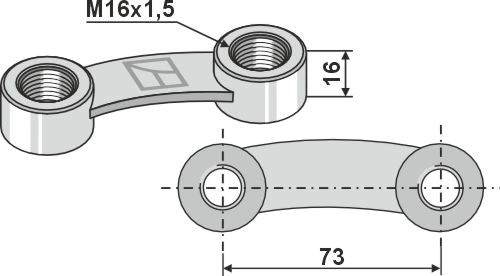 Lyftmutter - M16x1,5