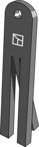 Gummipaddlar för vinstockstam 160x35