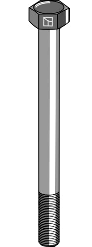 Sexkantskruv M16x2x160  utan mutter