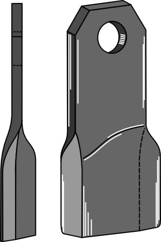 Krossblad 200x70 mm, höger modell