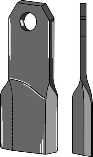 Krossblad 225x70 mm, vänster modell