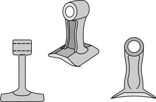 Beskärningshammare 65x41 mm