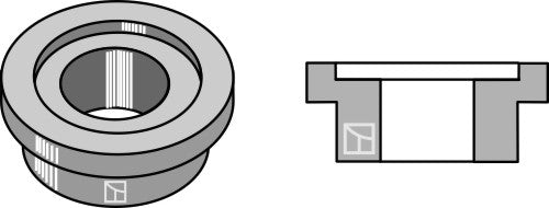 Busk för halmhackans slagblad
