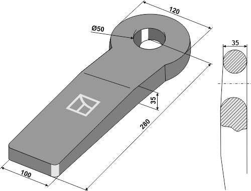 Släpvagnskopplingsring (MOT (Tyskland) - kontrollerad)