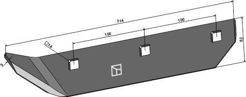 Rotorblad för ensilage