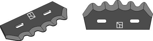 Fodermixerknivar – hårdmetallbelagda