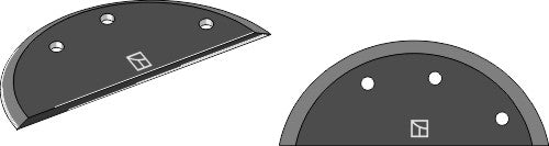 Foderblandarknivar - hårdmetallbelagda