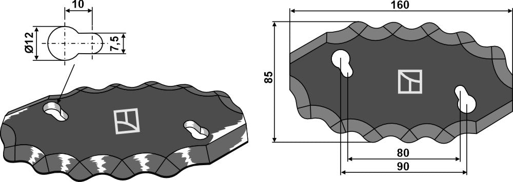 Matblandningsknivar – hårdmetallbelagda