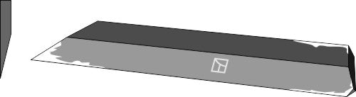 Sidokniv 443 mm – höger modell