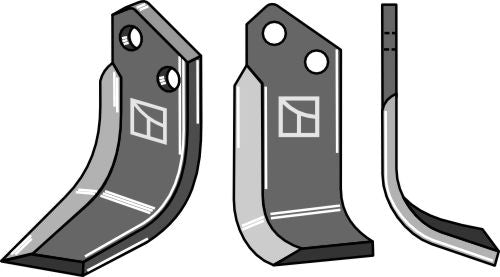 Blad 160 x 60 mm, höger