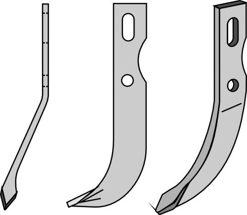 Allroundblad 218 x 35 mm, vänster