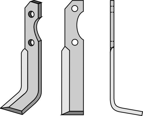 Blad 212 x 30 mm, höger