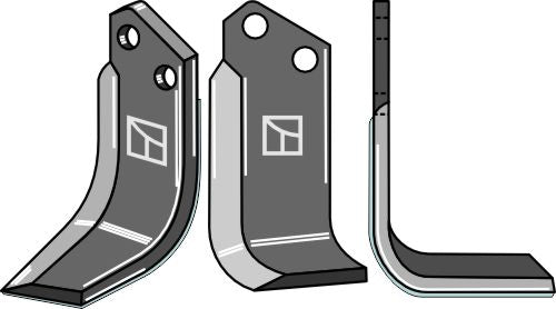 Blad DURAFACE 180x80 mm, höger