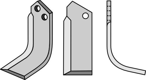 Blad 160 x 60 mm, höger