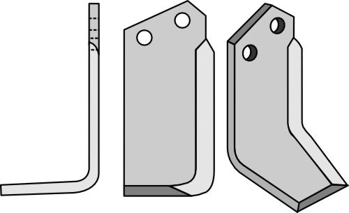 Blad 185 x 90 mm, vänster