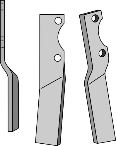 Rotationspinne 325x50 mm, vänster
