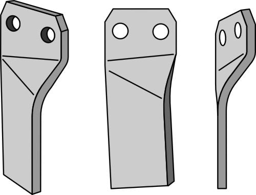 Rotationspinne 181x80 mm, höger