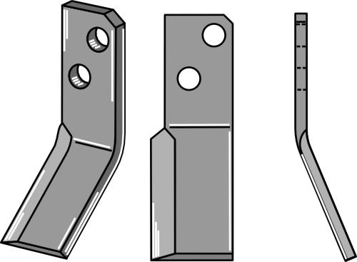 Rotationspinne 180x60 mm, höger