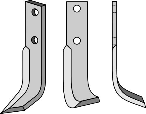 Blad 245 x 35 mm, höger