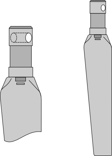 Tand för rotor 320 mm, harvar höger
