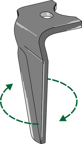 Tand för rotorharv 315 mm, höger