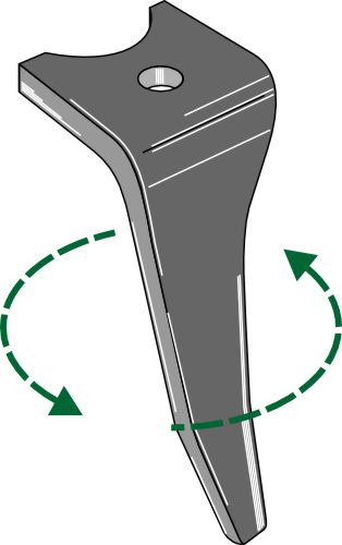 Tand till rotorharv 330 mm, vänster