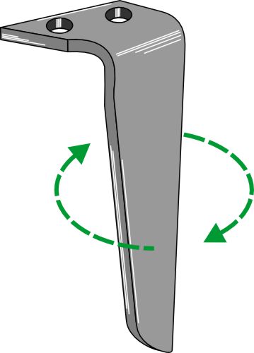 Tand till rotorharv, höger