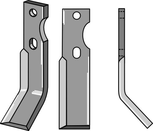 Rotationspinne 305x50 mm, höger