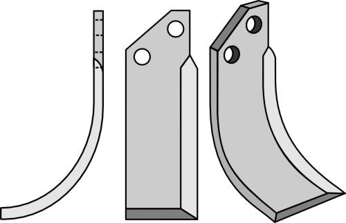 Blad 190 x 50 mm, vänster