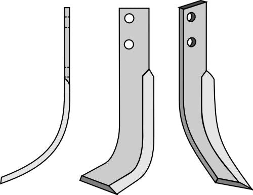 Blad 240 x 40 mm, vänster